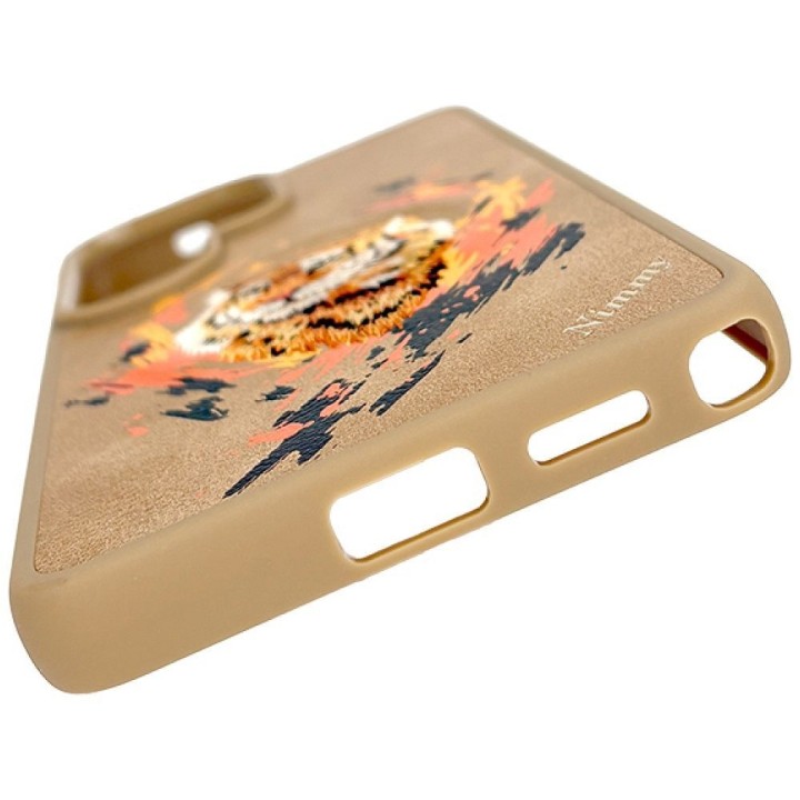 NIMMY case TYGRYS compatible with Magsafe for SAMSUNG S26 Ultra light brown