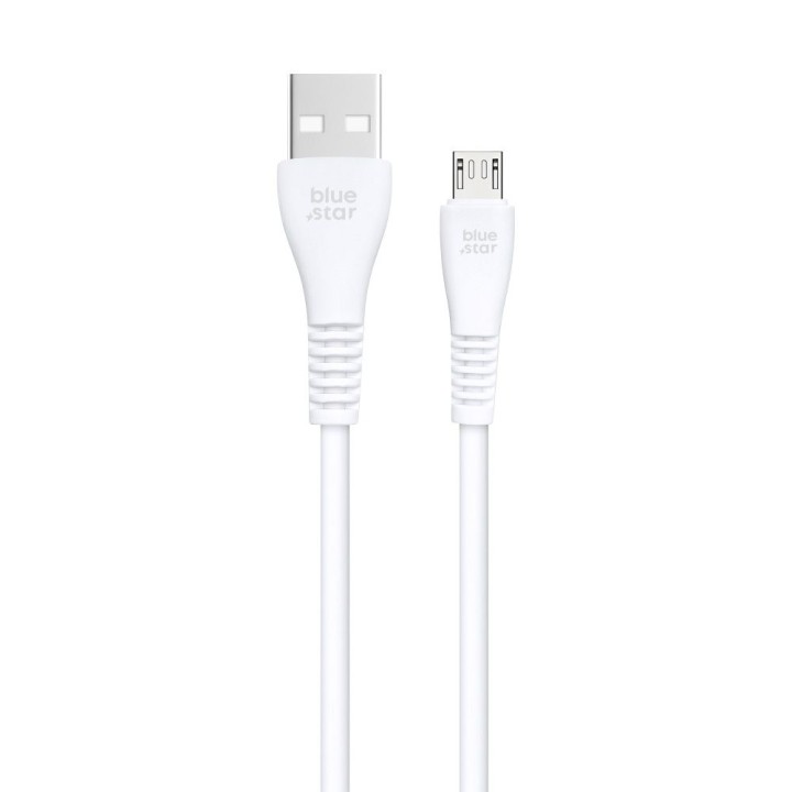 Cable USB A for Micro USB Blue Star 2A 12W 1 m PJ-DG3-A white