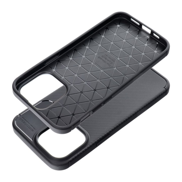 Case for iPhone 15 PRO MAX Carbon Premium black