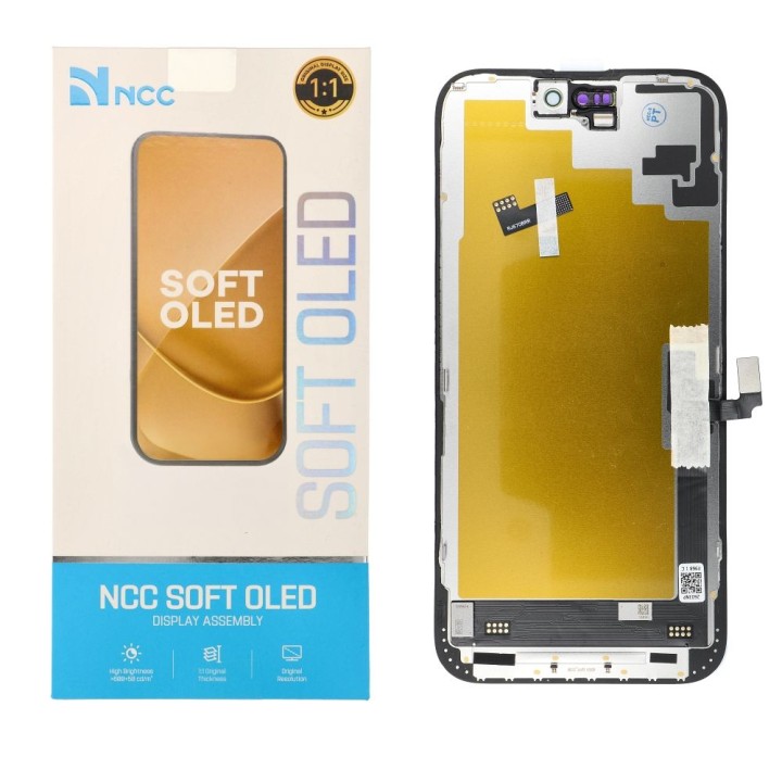 NCC display for IPHONE 16 Plus Soft Oled (replaceable IC)