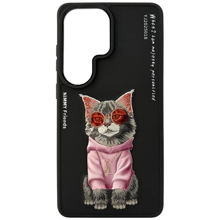 NIMMY case GLASSES COOL CAT for SAMSUNG S26 Ultra black