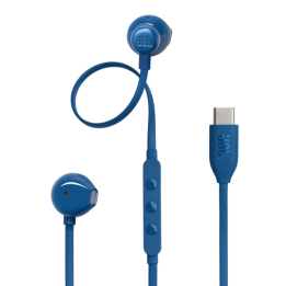 Headphones wired in-ear USB C JBL 305C blue