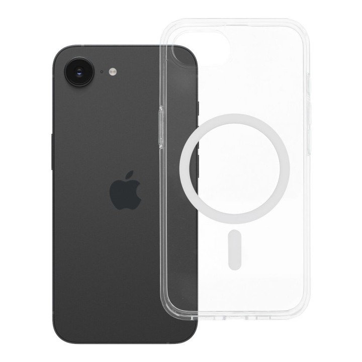 Case for iPhone 16e (SE4 2025) / 17e Forcell F-Protect Clear Hybrid Premium MagSafe compatible transparent 0INT