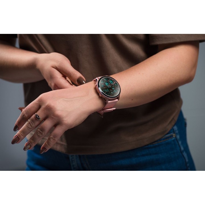 Smartwatch TITMO O-100 (TFT, Bluetooth call) pink 0INT