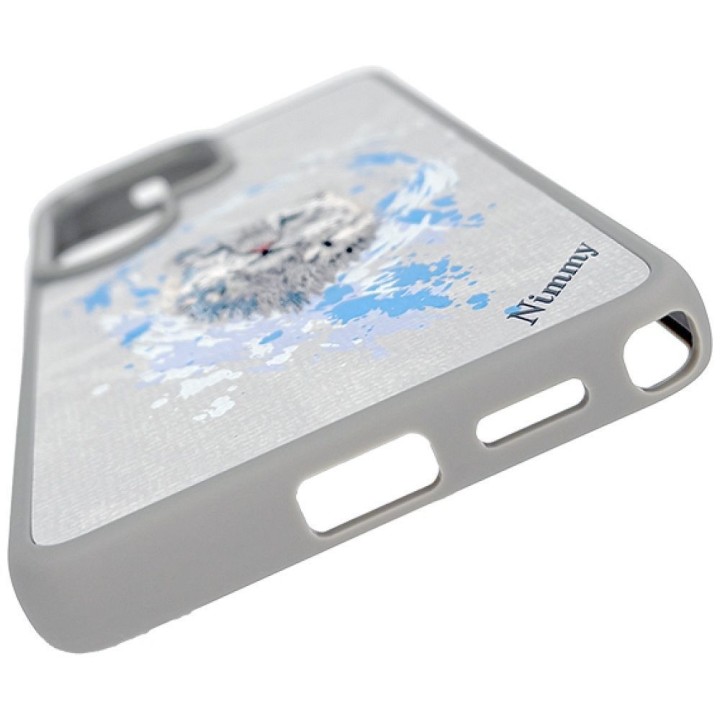 NIMMY case PANTERA compatible with MagSafe for SAMSUNG S26 Ultra light grey