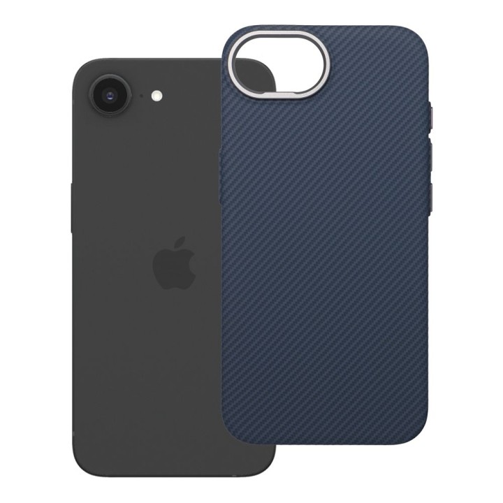 Case for iPhone 16e (SE4 2025) / 17e K-Look MagSafe compatible blue