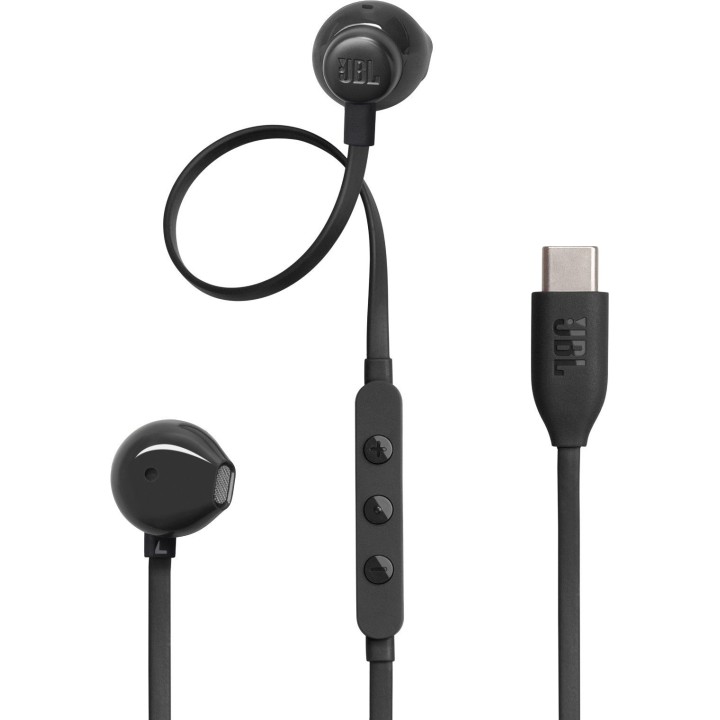 Headphones wired in-ear USB C JBL 305C black