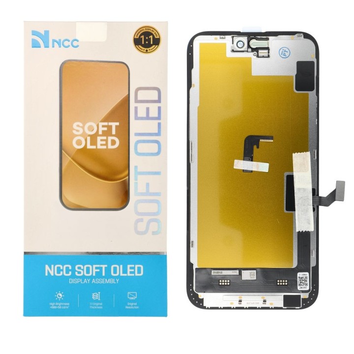 NCC Display for IPHONE 15 Plus Soft OLED (replaceable IC)