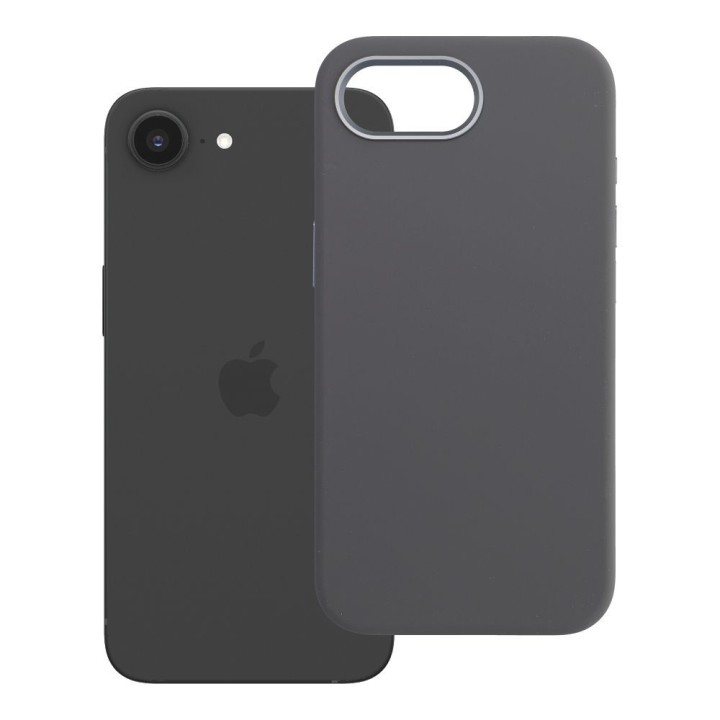 Case for iPhone 16e (SE4 2025) / 17e Forcell F-Protect Frame Premium MagSafe compatible grey 0INT