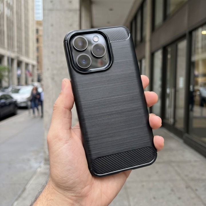 Чохол для iPhone XR Carbon 2.0 чорний