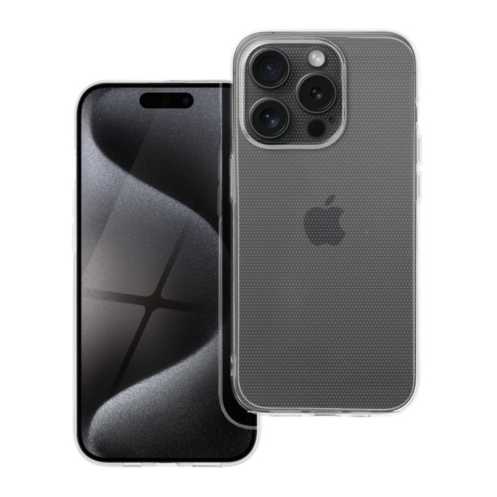Чехол для iPhone 15 PRO Clear Case 2 mm (camera protection) прозрачный