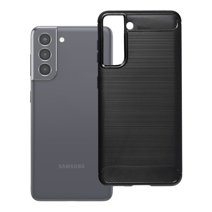 Чехол для Samsung S21 Carbon 2.0 черный