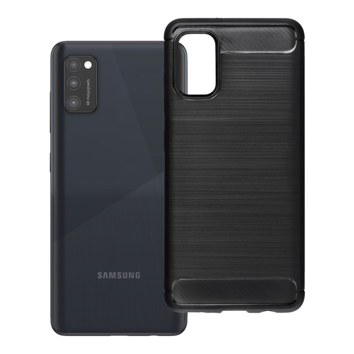 Чохол для Samsung A41 Carbon 2.0 чорний