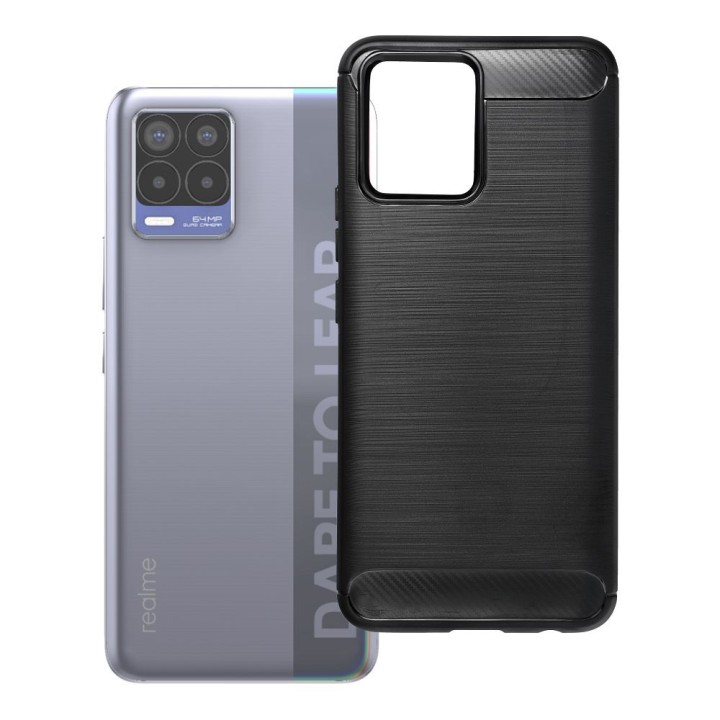 Чохол для Realme 8 Carbon 2.0 чорний