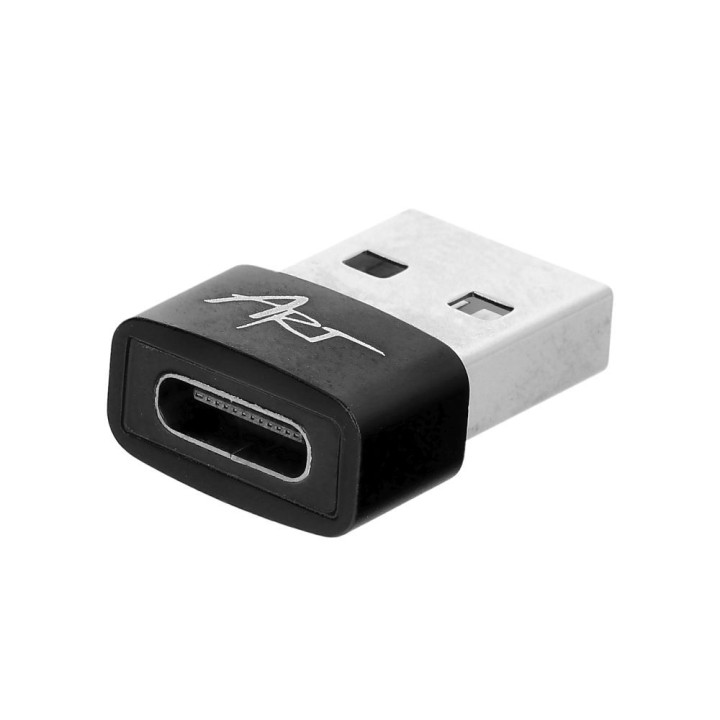 Адаптер USB A 2.0 для USB C ART C14 OTG черный
