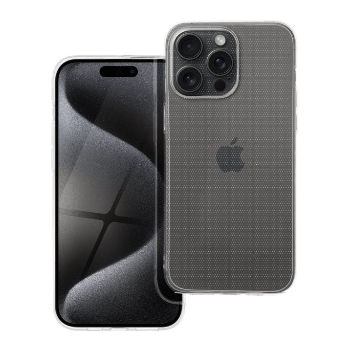 Чохол для iPhone 15 PRO MAX Clear Case 2 mm (camera protection) прозорий