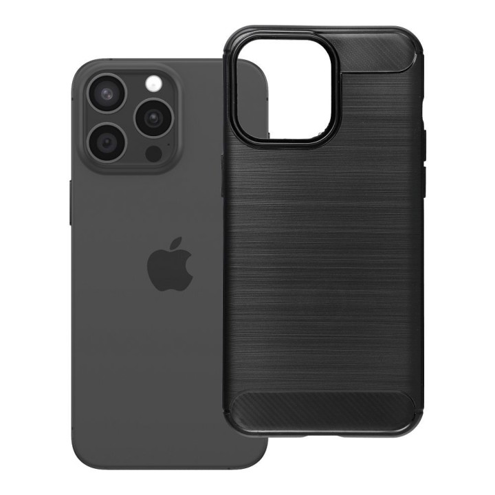 Чохол для iPhone 15 PRO MAX Carbon 2.0 чорний
