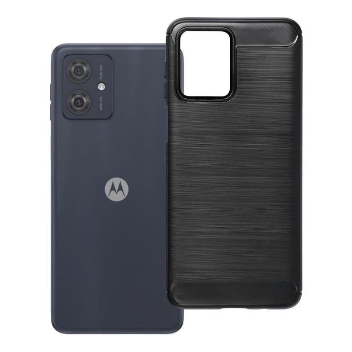 Чохол для Motorola G54 Carbon 2.0 чорний