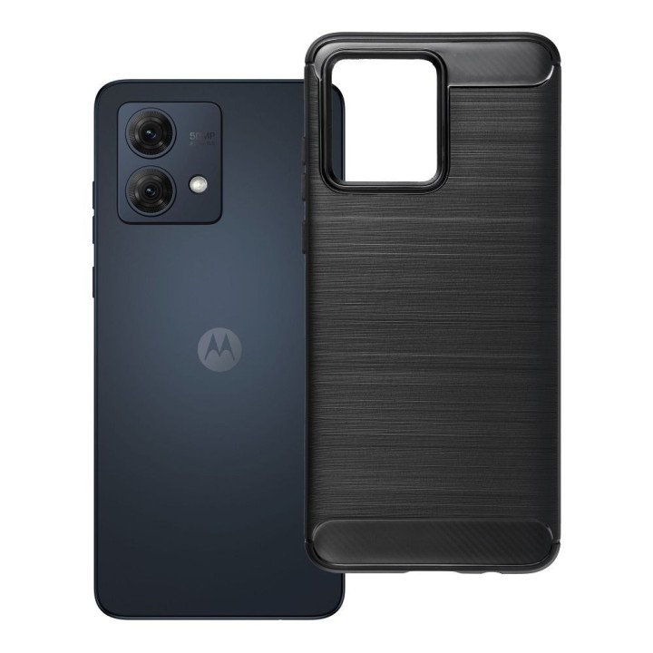 Чохол для Motorola G84 Carbon 2.0 чорний