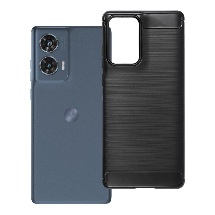 Чехол для Motorola EDGE 50 Fusion Carbon 2.0 черный