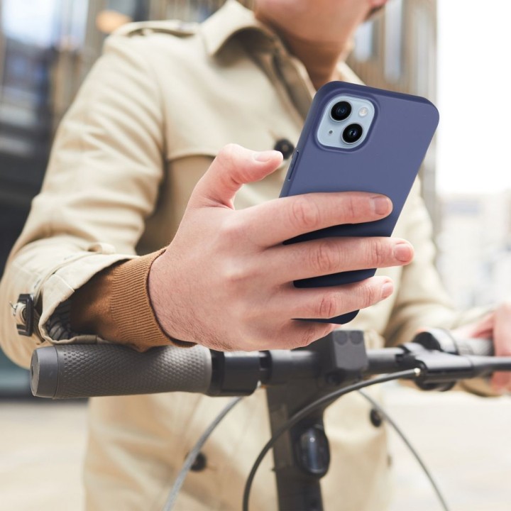 Чохол для iPhone 15 PLUS Matt синій