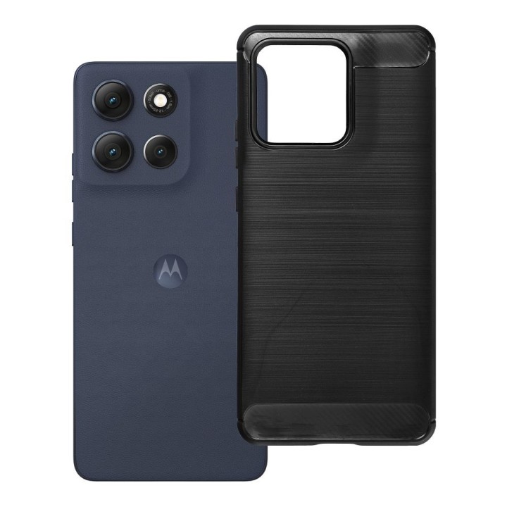 Чохол для Motorola G86 5G Carbon 2.0 чорний