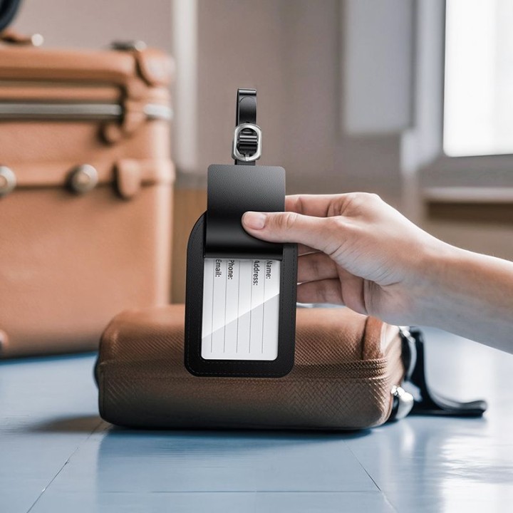 Tracker compatible with Apple Find My Hoco E91H for luggage black