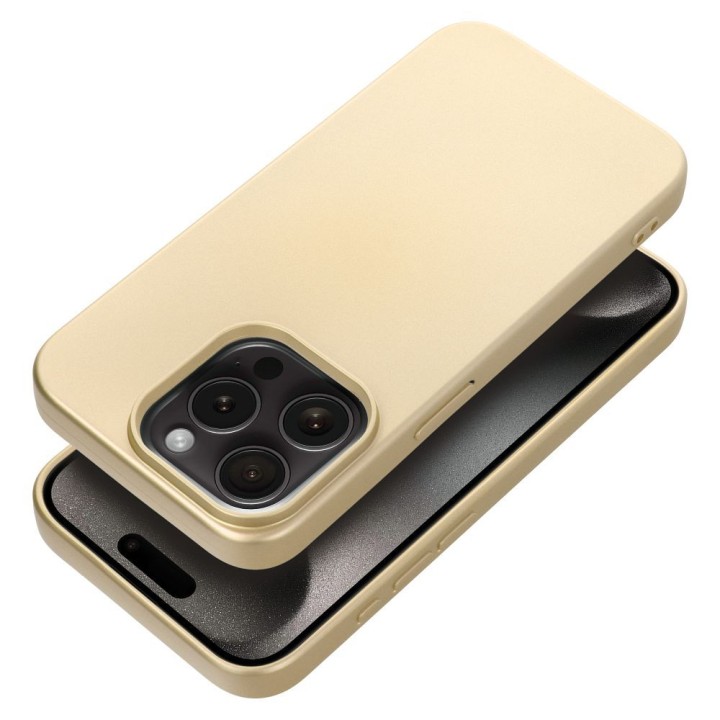 Case for iPhone 15 PRO Metallic gold