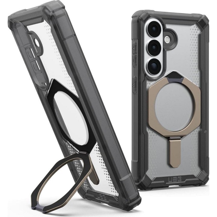 UAG Urban Armor Gear case PLASMA XTE MAGNET with built-in magnetic module for Samsung Galaxy S26 ash titanium