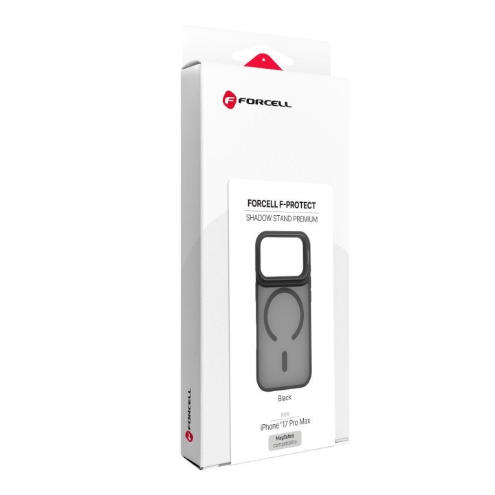 Чохол для iPhone 18 Pro Max / 17 Pro Max Forcell F-Protect Shadow Stand Premium сумісний з MagSafe чорний 0INT
