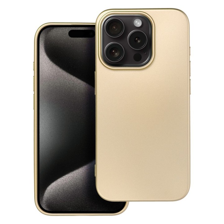 Etui na iPhone 15 PRO Metallic złote