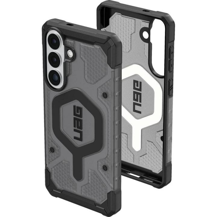 UAG Urban Armor Gear case PATHFINDER CLEAR MAGNET with built-in magnetic module for Samsung Galaxy S26 Plus ash black