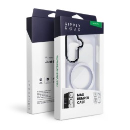 ROAR futerał MAG BUMPER kompatybilny z MagSafe do SAMSUNG A37 biały