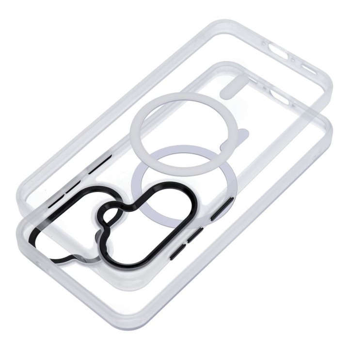 ROAR case MAG BUMPER compatible with Magsafe for SAMSUNG A37 white