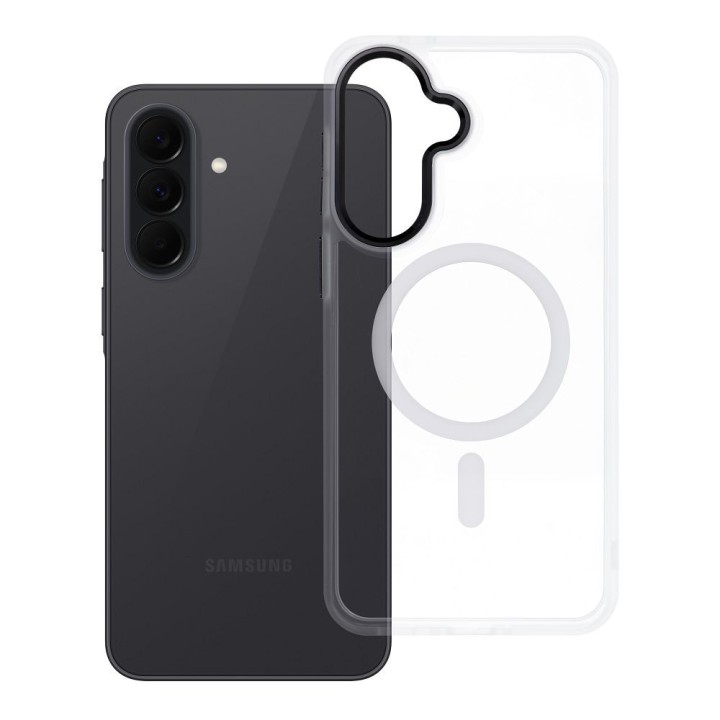 ROAR case MAG BUMPER compatible with Magsafe for SAMSUNG A37 white