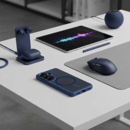 ROAR case MAG BUMPER compatible with Magsafe for SAMSUNG A37 navy blue