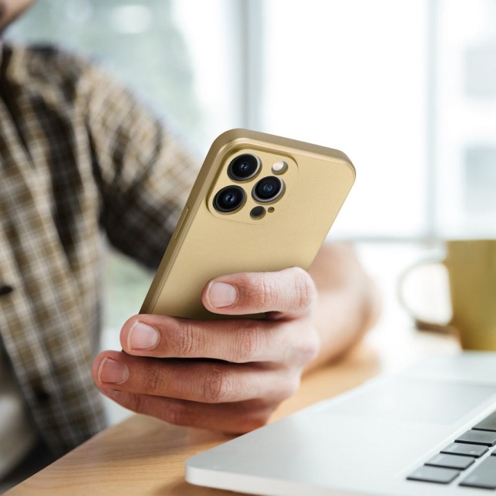 Case for iPhone 15 PRO MAX Metallic gold