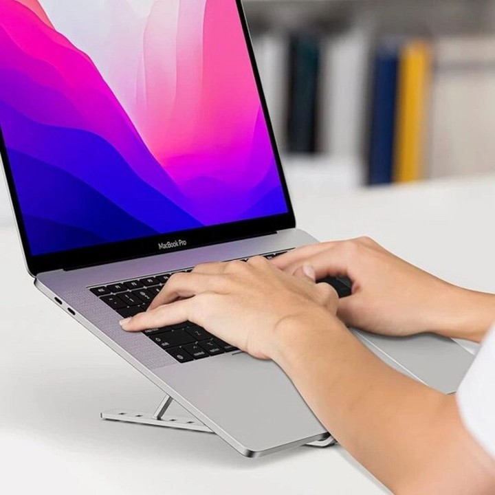 Stand for laptop adjustable ART P24 aluminium