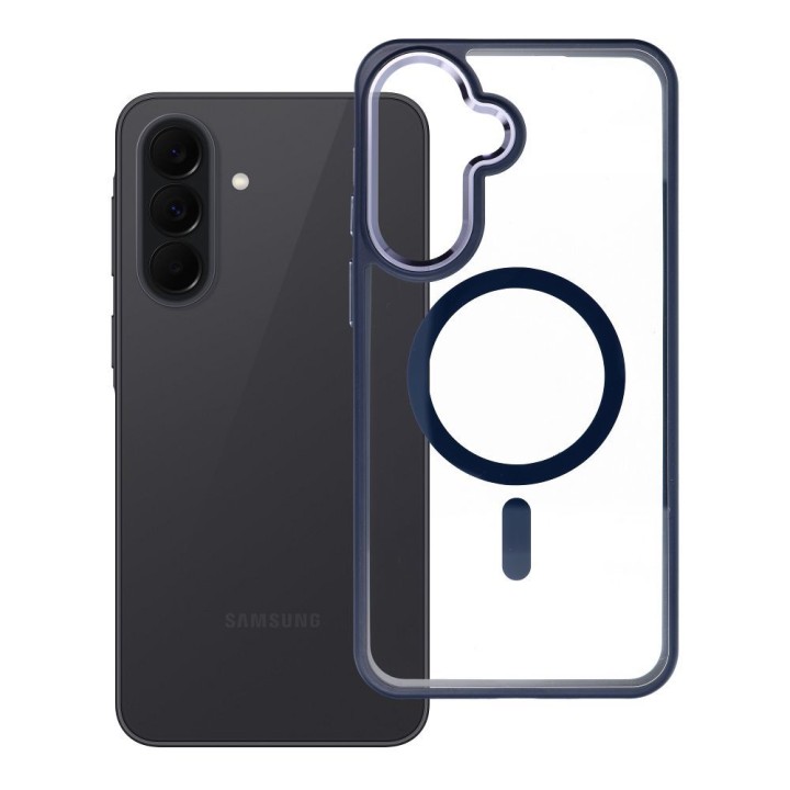 ROAR case MAG BUMPER compatible with Magsafe for SAMSUNG A37 navy blue