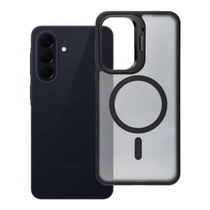 Case for Samsung A57 Forcell F-Protect Shadow Stand Premium compatible with MagSafe black 0INT