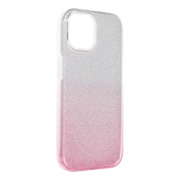 Чохол для iPhone 15 Shining прозорий рожевий
