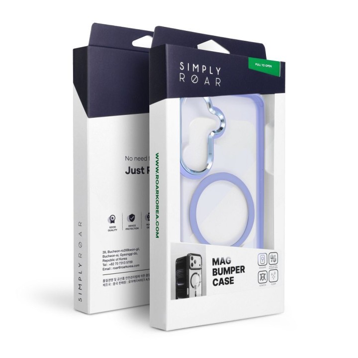 ROAR futerał MAG BUMPER kompatybilny z MagSafe do SAMSUNG A57 jansy niebieski