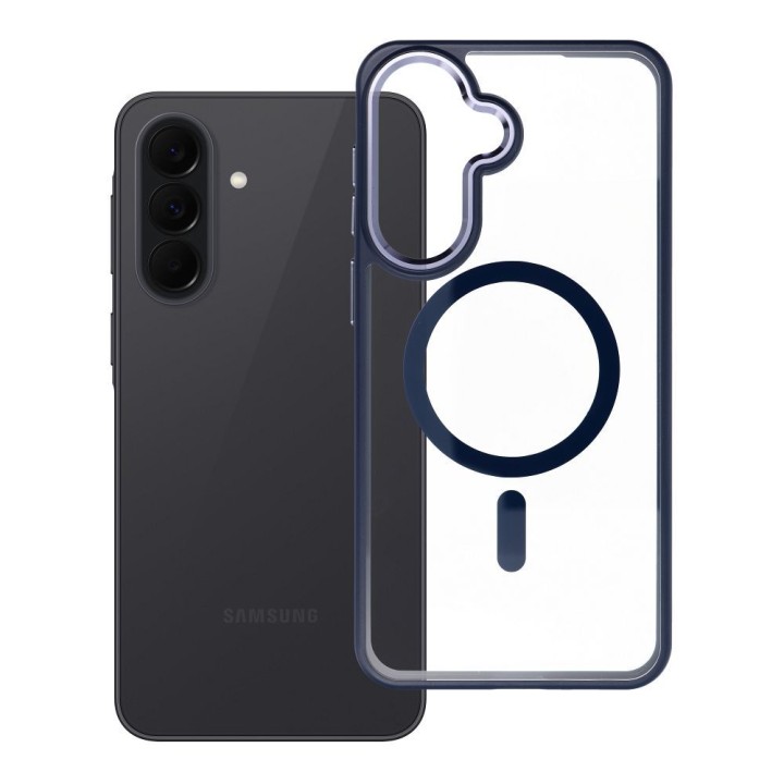 ROAR case MAG BUMPER compatible with MagSafe for SAMSUNG A57 navy blue