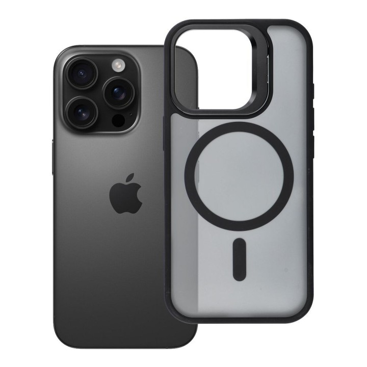 Case for iPhone 16 PRO Forcell F-Protect Shadow Stand Premium compatible with MagSafe black 0INT