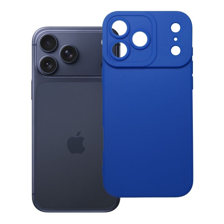 Чохол для iPhone 17 Pro Max / 18 Pro Max (low camera edge) Matt 2.0 синій
