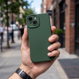 Чохол для iPhone 15 Matt 2.0 темно-зелений