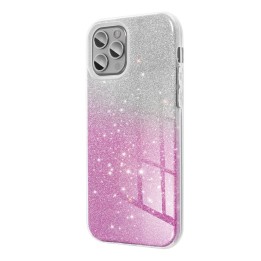 Чехол для iPhone 15 PRO MAX Shining прозрачный розовый