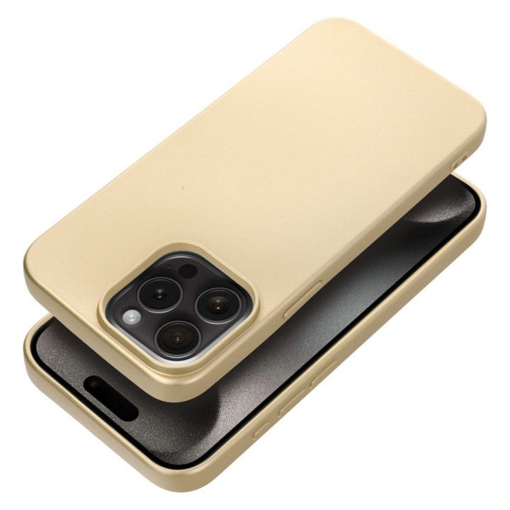 Case for iPhone 15 PRO MAX Metallic gold