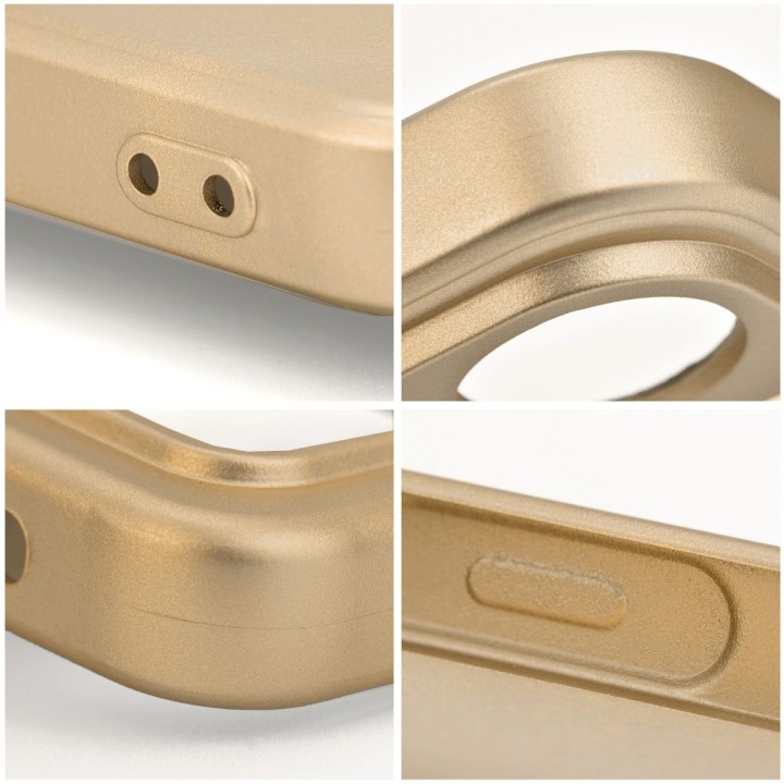 Чехол для iPhone 15 PRO MAX Metallic золотой