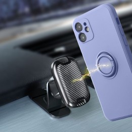 Чехол для iPhone 15 PRO Silicone Ring фиолетовый